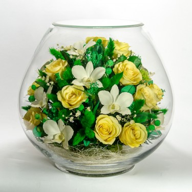 "NaturalFlowers" Арт: BBM3 цветы в стекле